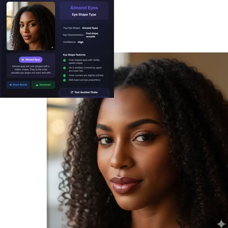 Portrait used to illustrate how a face shape detector explains results